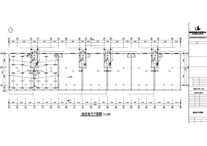 高层住宅楼电气设计施工图，共十五张_图1