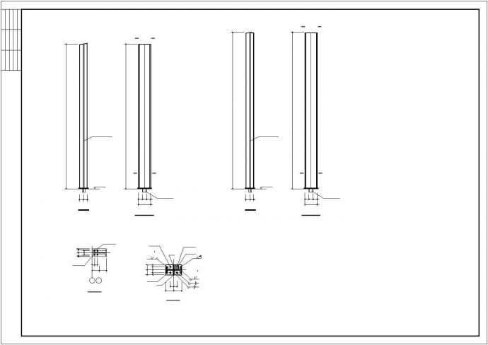 某 24m跨单层门式刚架钢结构厂房（91.5x30m）设计cad全套结施图（含设计说明）_图1