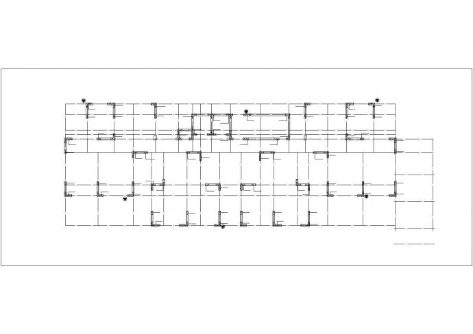 蚌埠市建设路馨湖花园小区17层剪力墙结构住宅楼结构设计CAD图纸_图1