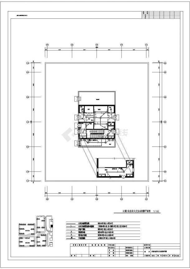 [黑龙江]知名广场公寓楼强弱电全套施工图纸（一类高层、甲级设计院）-图二