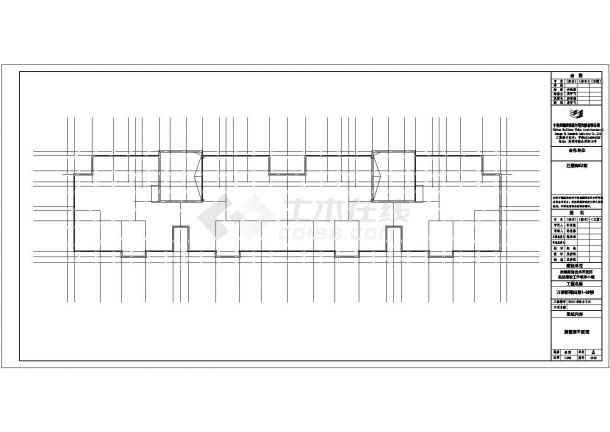 沈阳铁西区某小区12000平18层剪力墙结构住宅楼建筑结构设计CAD图纸-图一