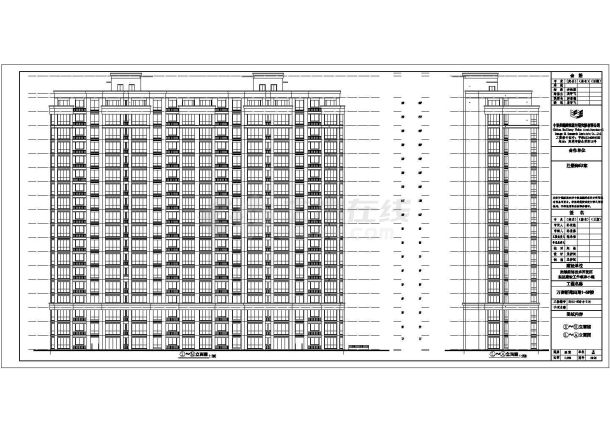 沈阳铁西区某小区12000平18层剪力墙结构住宅楼建筑结构设计CAD图纸-图二