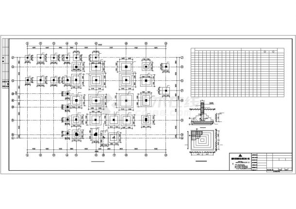 长沙市宝石花园别墅区4层框架结构豪华别墅全套结构设计CAD图纸-图一