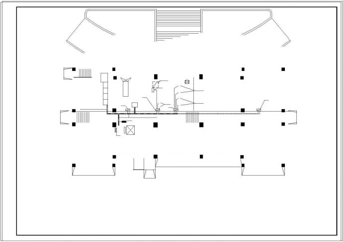 办公楼设计_5280㎡二类高层办公楼全套电气设计cad图纸_图1