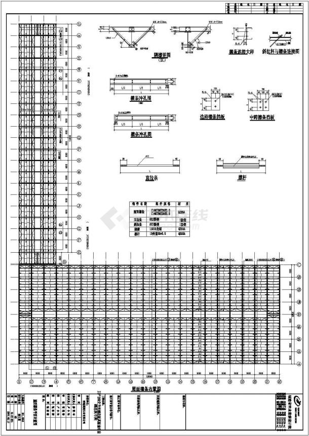 某木业公司刨花板车间钢结构CAD图-图二