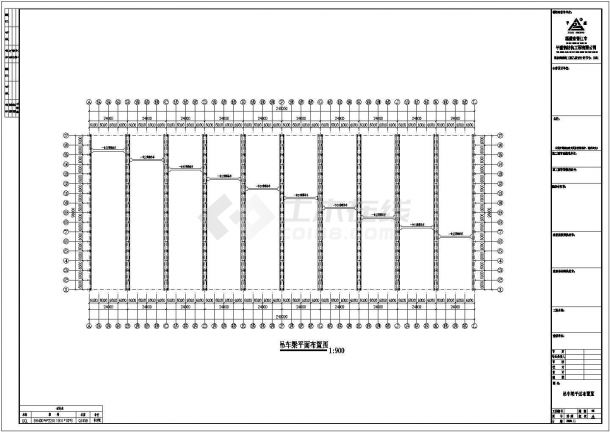 某石材公司96米×240米钢结构CAD-图一