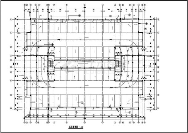 长52.4米 宽39.8米 -半层+4层8181.28平米中型车库建施【平立剖 门窗大样[表] 节点墙身大样 目录 工程做法表 说明】-图二