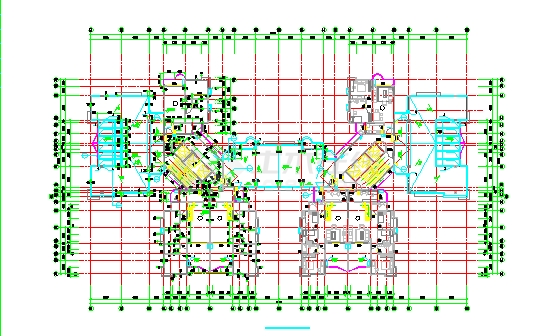 某区域高层住宅建筑CAD施工精细图-图二