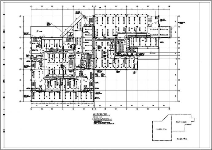 某高层商业综合体通风空调及防排烟系统设计施工图（含设计说明，建筑面积62137平米）_图1