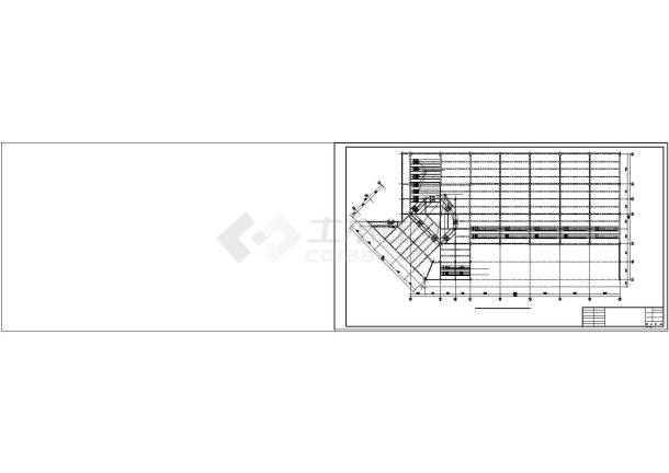 某火车站站房加固改造结构设计cad施工图纸-图一