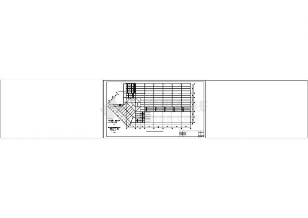 某火车站站房加固改造结构设计cad施工图纸-图二