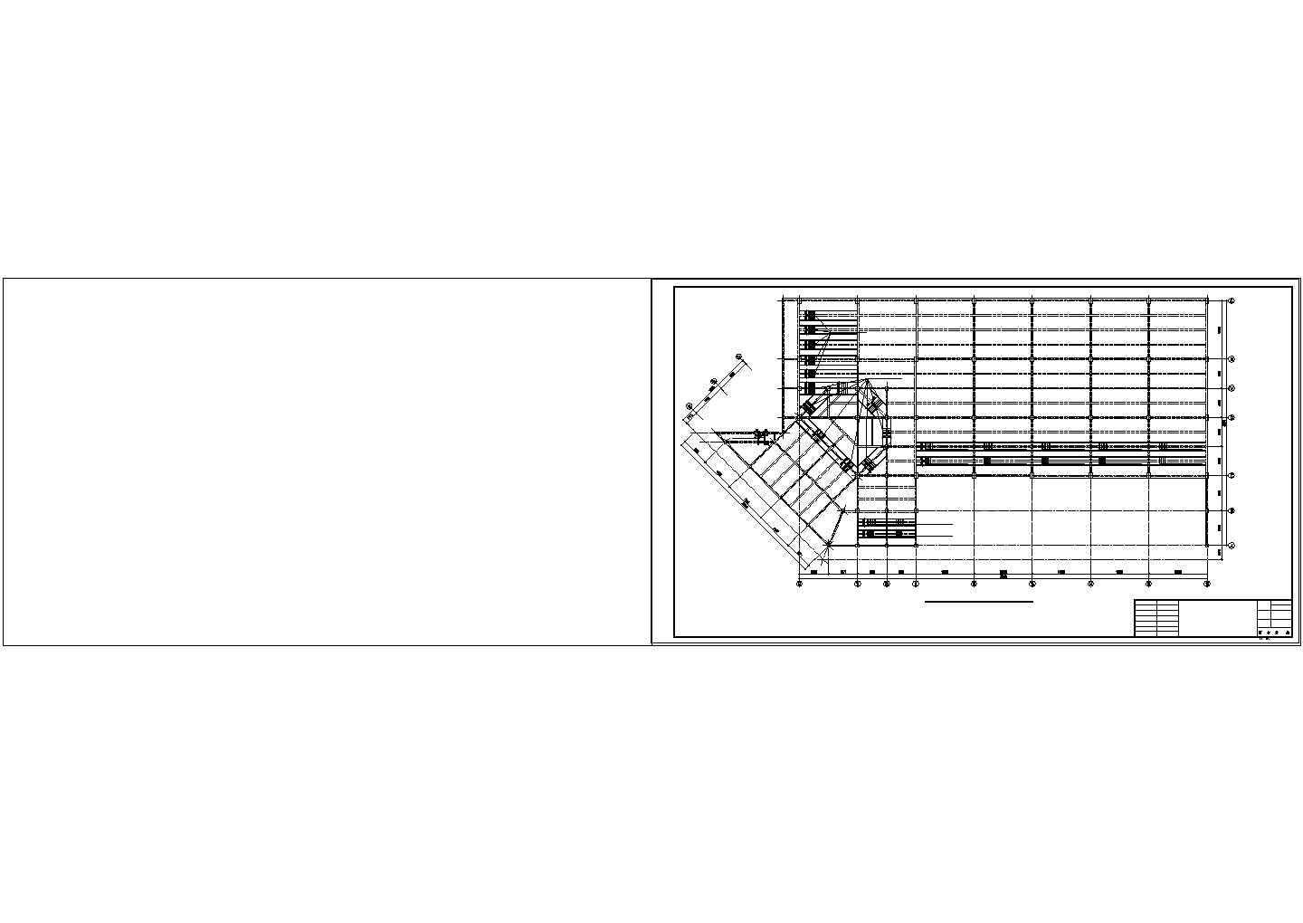 某火车站站房加固改造结构设计cad施工图纸