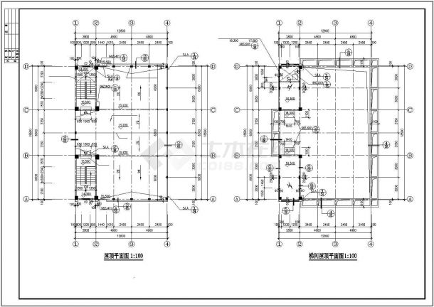 乡镇固戍村私宅CAD建筑设计施工图-图二