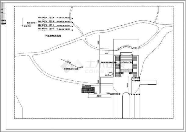 某休闲公园入口规划设计cad全套施工图纸（含电气设计）-图一