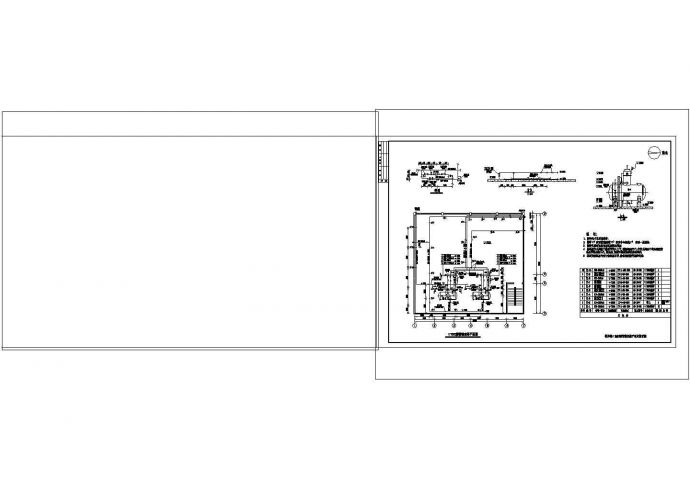 燃油锅炉房标准cad图纸设计_图1