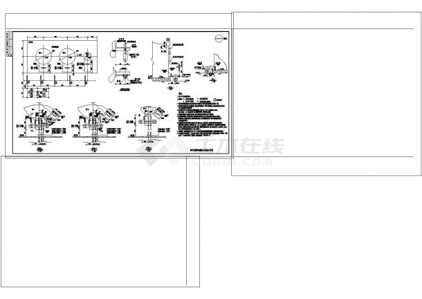 燃油锅炉房标准cad图纸设计-图二