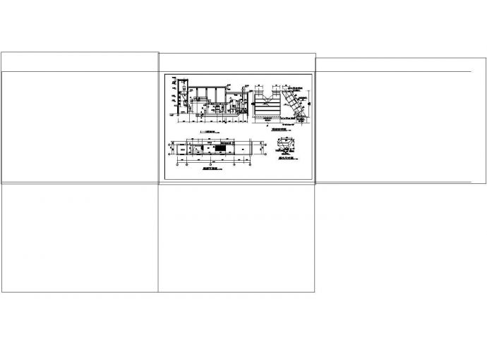 热水锅炉房施工cad图纸设计_图1
