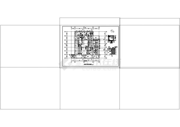 热水锅炉房施工cad图纸设计-图二