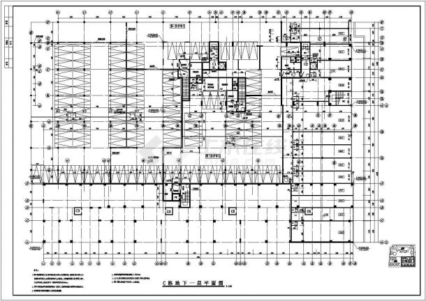 南方某高层住宅小区住宅楼全套建筑施工图（C栋）-图一