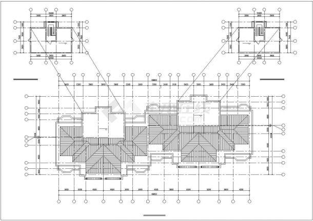 鄂州市某临街12层框架结构住宅楼建筑设计CAD图纸-图一