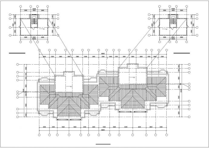 鄂州市某临街12层框架结构住宅楼建筑设计CAD图纸_图1