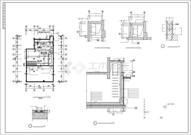 杭州某小区12层剪力墙结构商住楼建筑设计CAD图纸（1-2层商用/含夹层）-图一