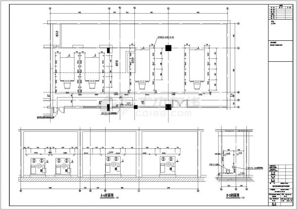 [北京]某锅炉房工艺设计cad全套施工图（含设计说明）-图一