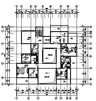 别墅设计_某二层框架结构独栋别墅建筑设计cad图纸-图一