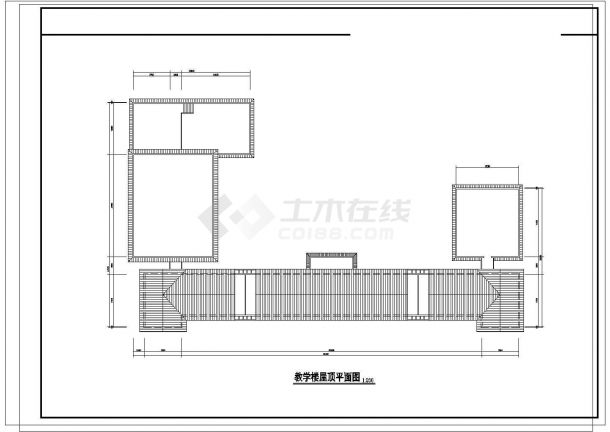 某地农村中学建筑设计施工详图-图二