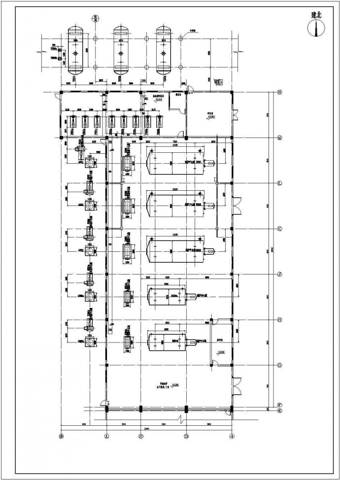 某大型燃气导热油炉设计cad安装施工图_图1