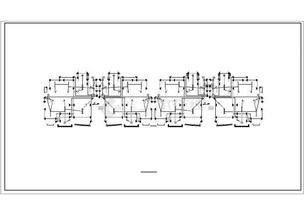 苏州小区六层住宅楼电气建筑施工设计方案图-图一