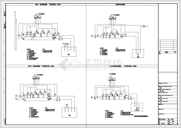 空调自动控制设计cad施工图纸集（含设计说明）-图二