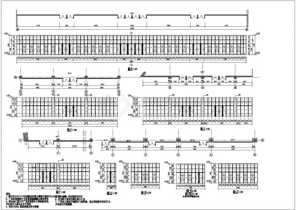 [施工图][西部]8万平内外壳钢桁架结构歌剧院钢结构CAD建筑设计施工图-图二