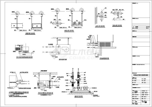  Typical HVAC Equipment Design CAD Installation Detail Drawing - Figure 2