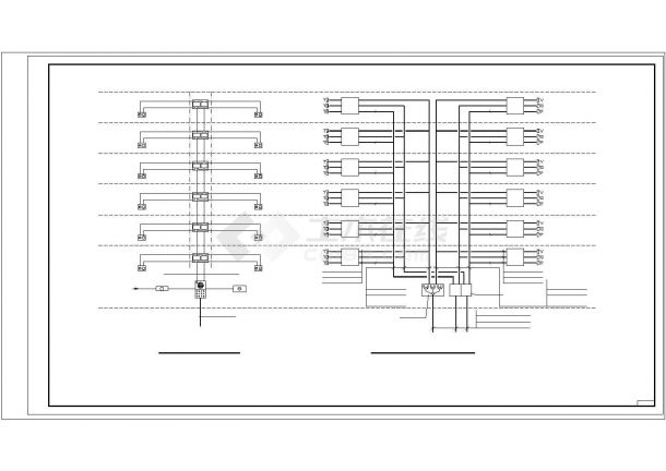 辽宁六层带地下室住宅楼电气建筑施工设计方案图-图一