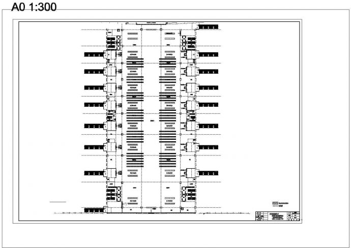[施工图]火车站高架站房及雨棚CAD建筑设计施工图_图1