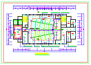 多功能厅装饰装修设计CAD施工图-图二