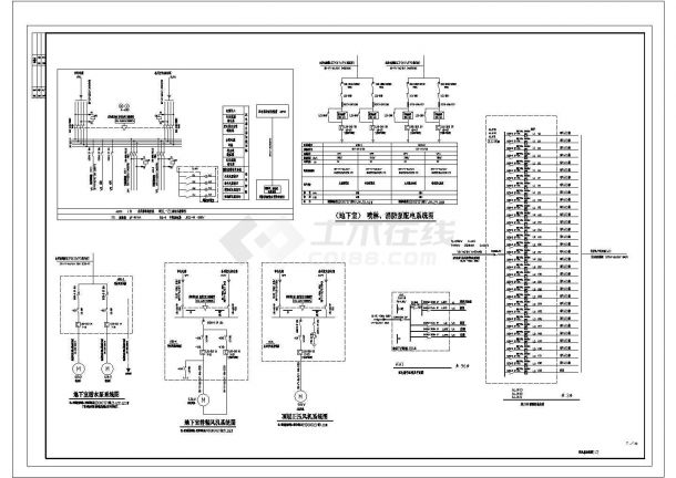 某15层框架剪力墙结构电梯公寓强弱电设计cad全套电气施工图（含设计说明）-图一