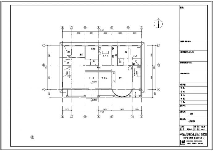 某4层独栋别墅建筑设计施工图附效果图_图1