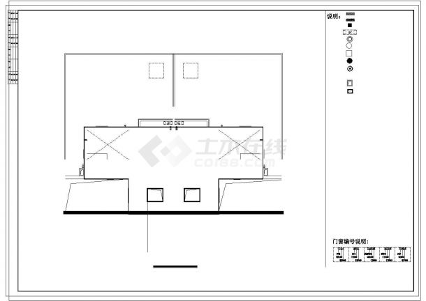 某地区叠拼别墅建筑设计CAD施工图纸-图二
