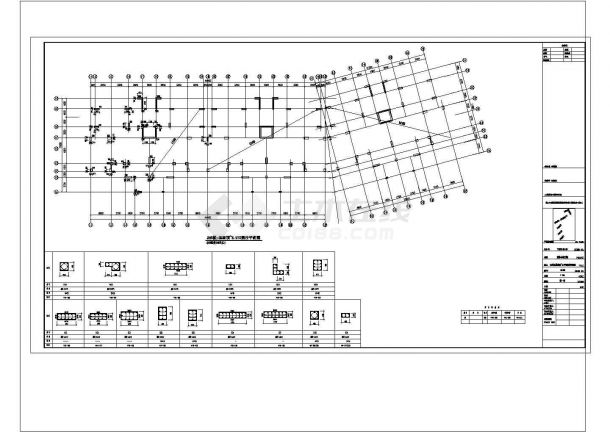 某2套比较简洁的结构CAD建筑设计施工图-图二