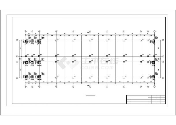 [河南]五层框架结构公寓楼建筑工程量计算实例（含图纸）-图二