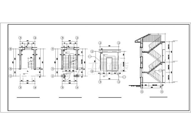 某度假区超豪华别墅建筑详细方案设计施工CAD图纸-图一