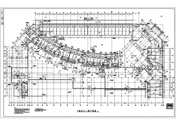 某多层框剪结构住宅楼建筑设计cad详细施工图-图二