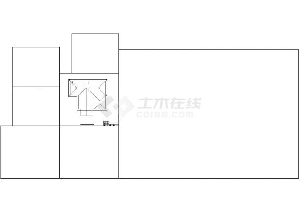 某度假区低成本小型别墅建筑详细方案设计施工CAD图纸-图一