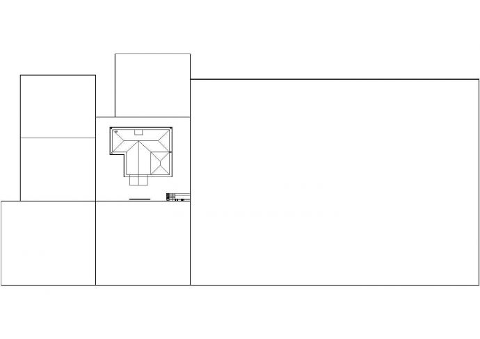 某度假区低成本小型别墅建筑详细方案设计施工CAD图纸_图1