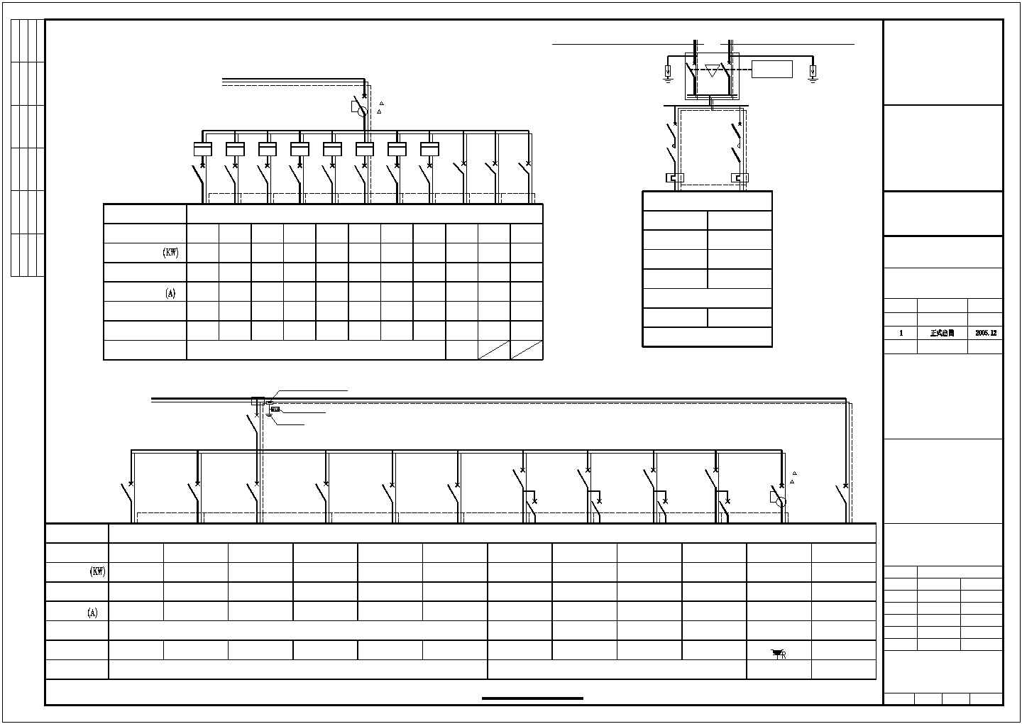 六层宿舍电气施工CAD图