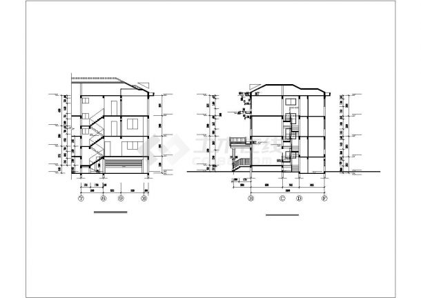 某山庄别墅区独栋联排商住别墅建筑全套方案设计施工CAD图纸-图一