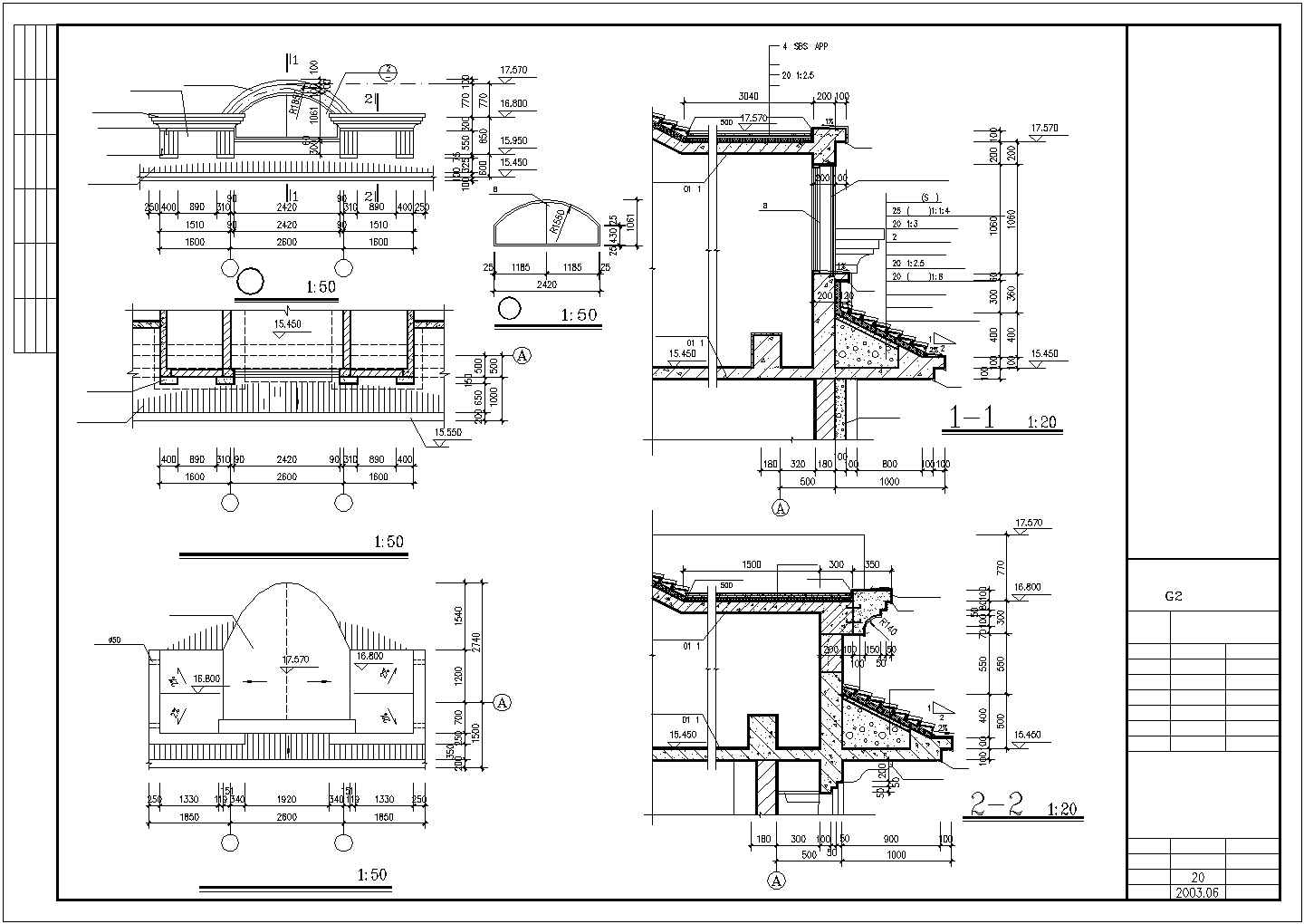 某山庄别墅区独立小型别墅建筑全套设计方案施工CAD图纸
