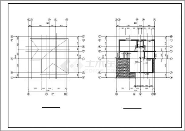 某度假村别墅区多层别墅建筑全套详细设计方案施工CAD图纸-图二